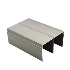 Double Top Aluminum Track 560cm - Champagne Anodized