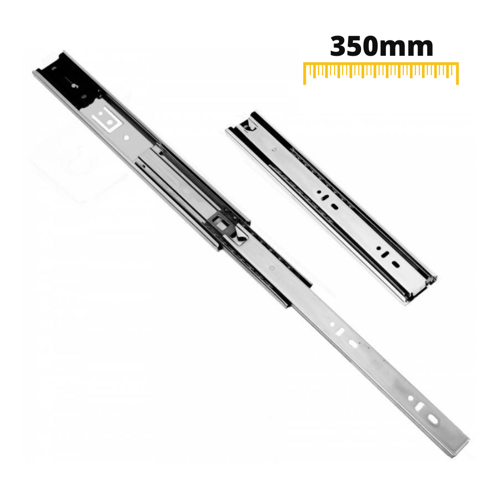 Drawer Runners Auto-Lock 350mm - H45 (Right and Left Side)