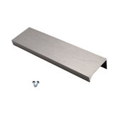 Edge Grip Profile Handle 128mm (148mm total length) - Brushed Steel