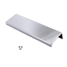 Edge Grip Profile Handle 128mm (148mm total length) - Chrome