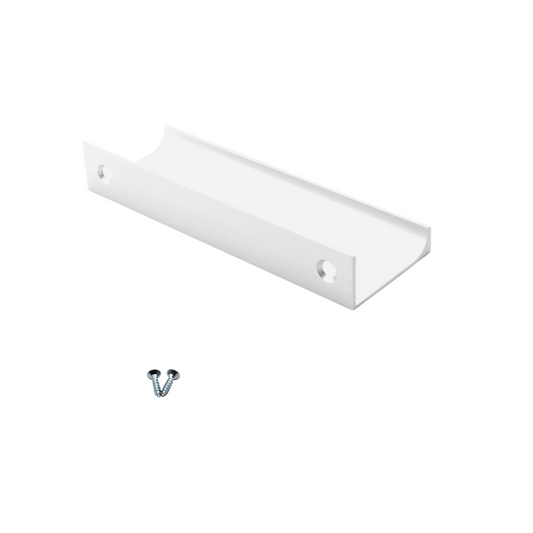Edge Grip Profile Handle 96mm (116mm total length) - White