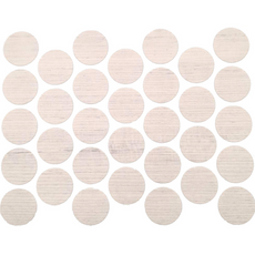 Screw Cover Caps Self-Adhesive - Antique White 18mm
