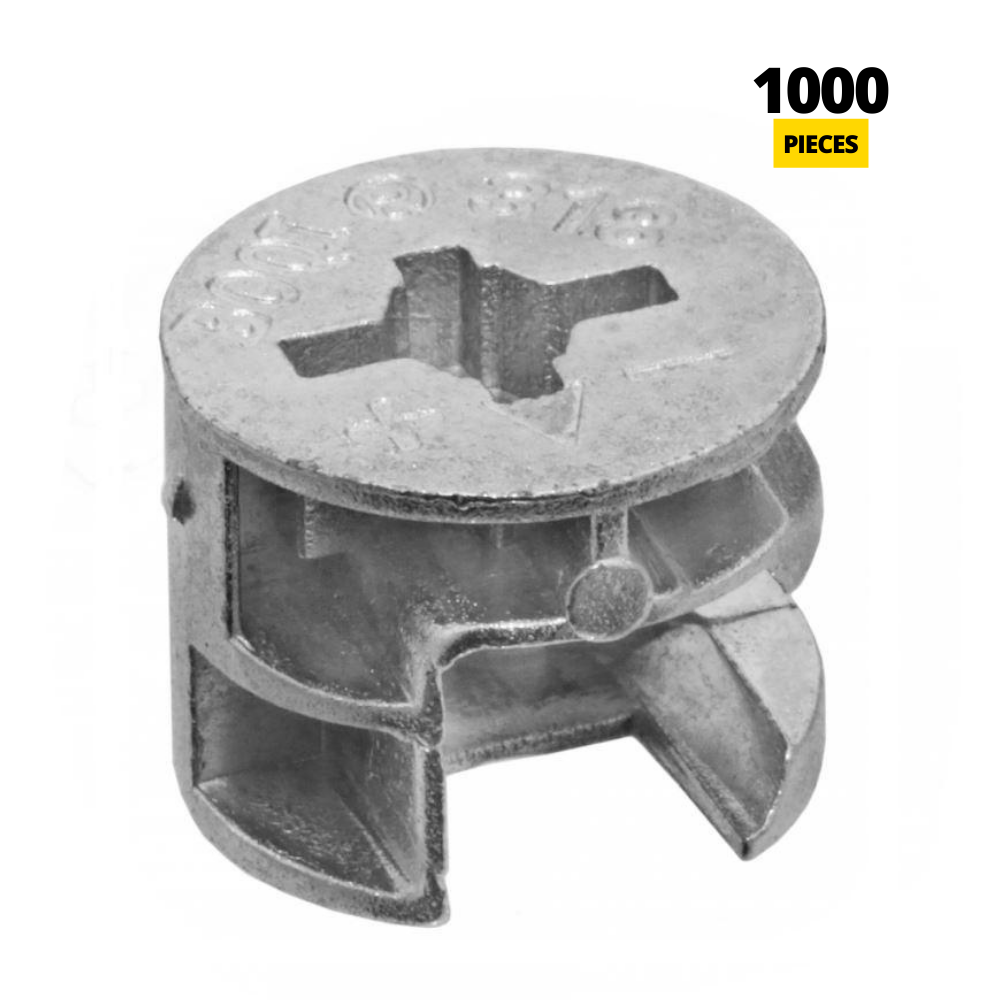 Furniture Cam Lock 15mm, a=7.5mm (1000 pcs)