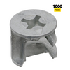 Furniture cam lock 15mm, a=9.0mm (1000 pcs)