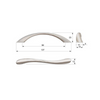 Furniture handle 96mm UZ05 - Satin