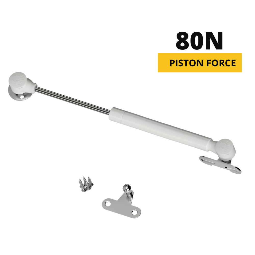 Gas Strut 250mm White - 80N