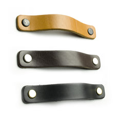 Leather Handle Rectangular 96mm / 128mm / 160mm