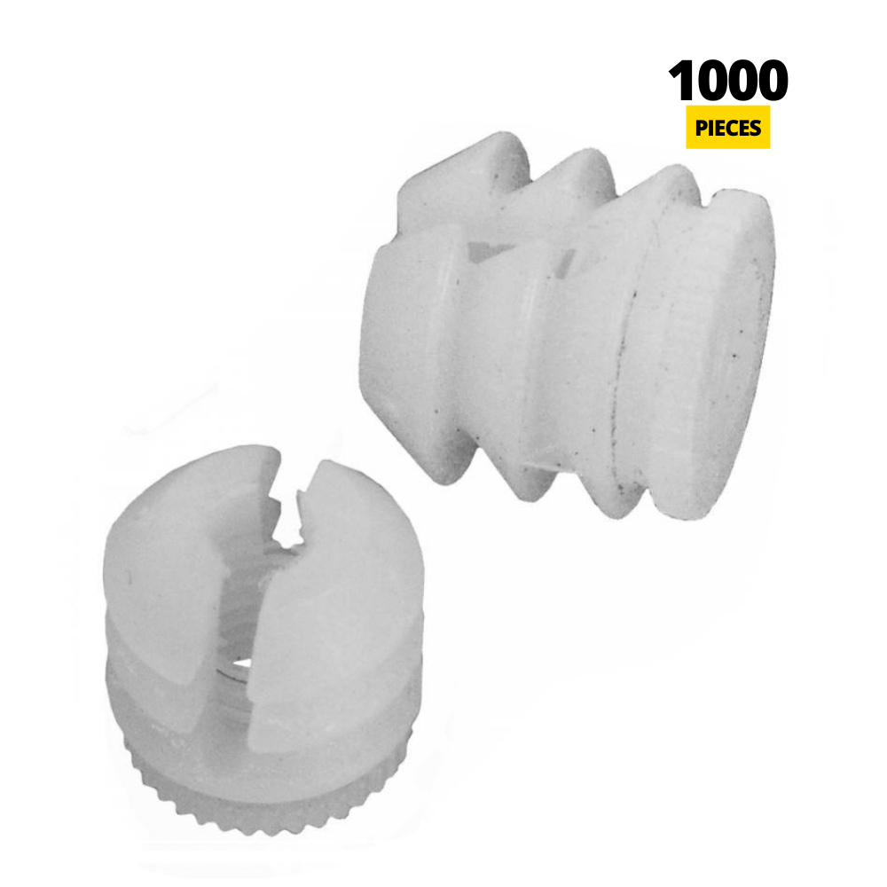 M8 threaded insert - White 1000 pcs