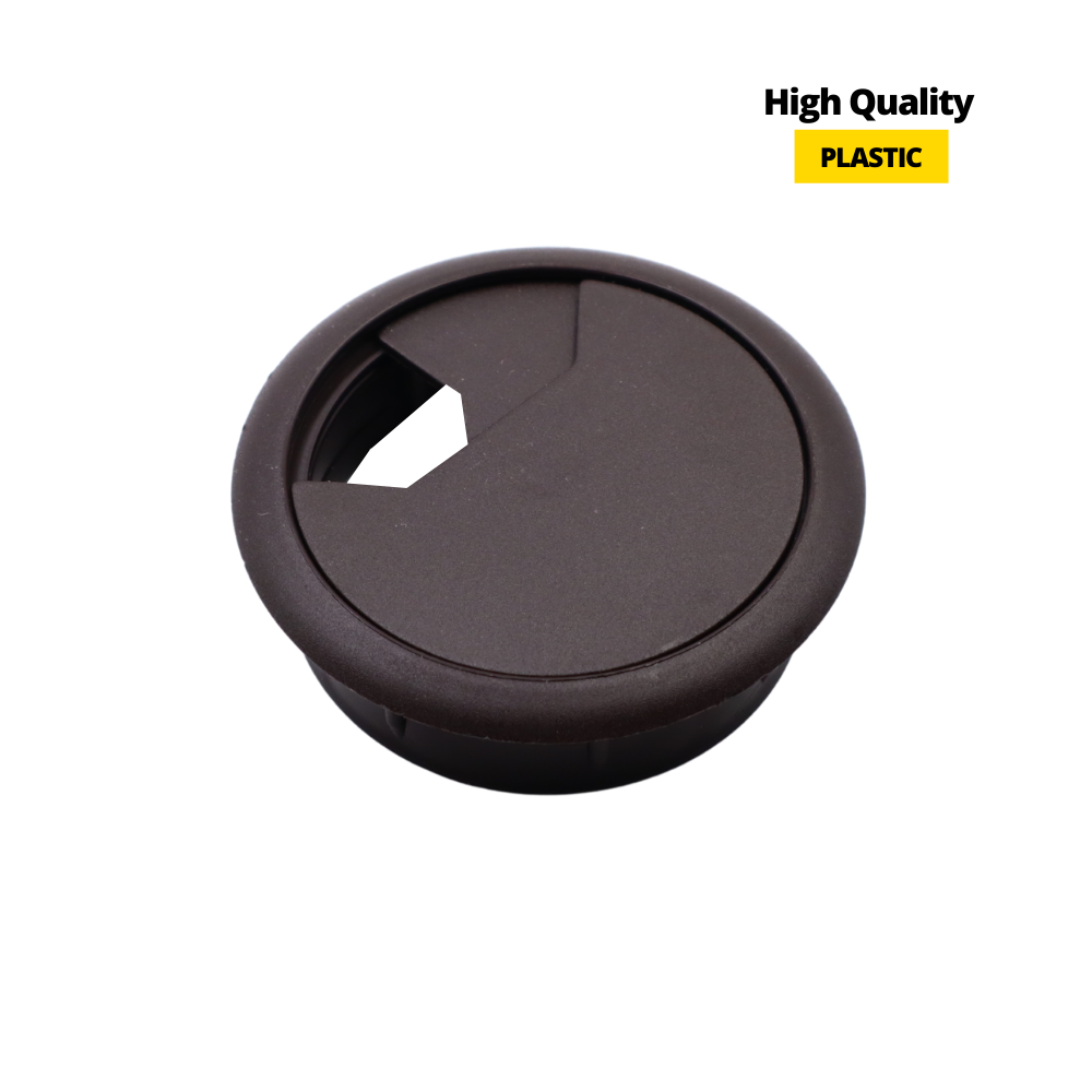 Plastic Cable Grommet Ø60mm, Extra Dark Brown