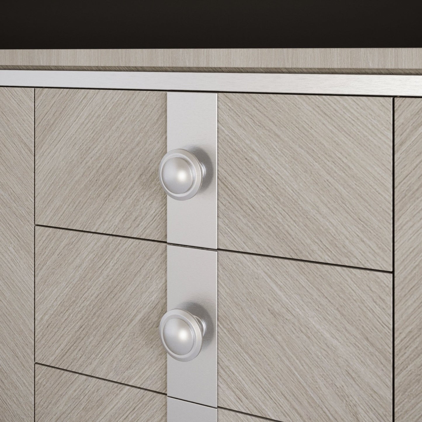 Round Cabinet Knob - Brushed Steel (18) – Furnica