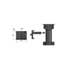 Aluminum Plinth Clip, Black
