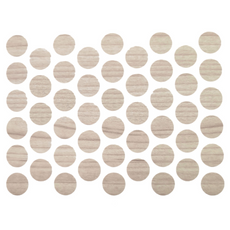 Screw cover caps Self-Adhesive - Larch 14mm