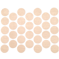 Screw cover caps Self-Adhesive - Light Maple 18mm
