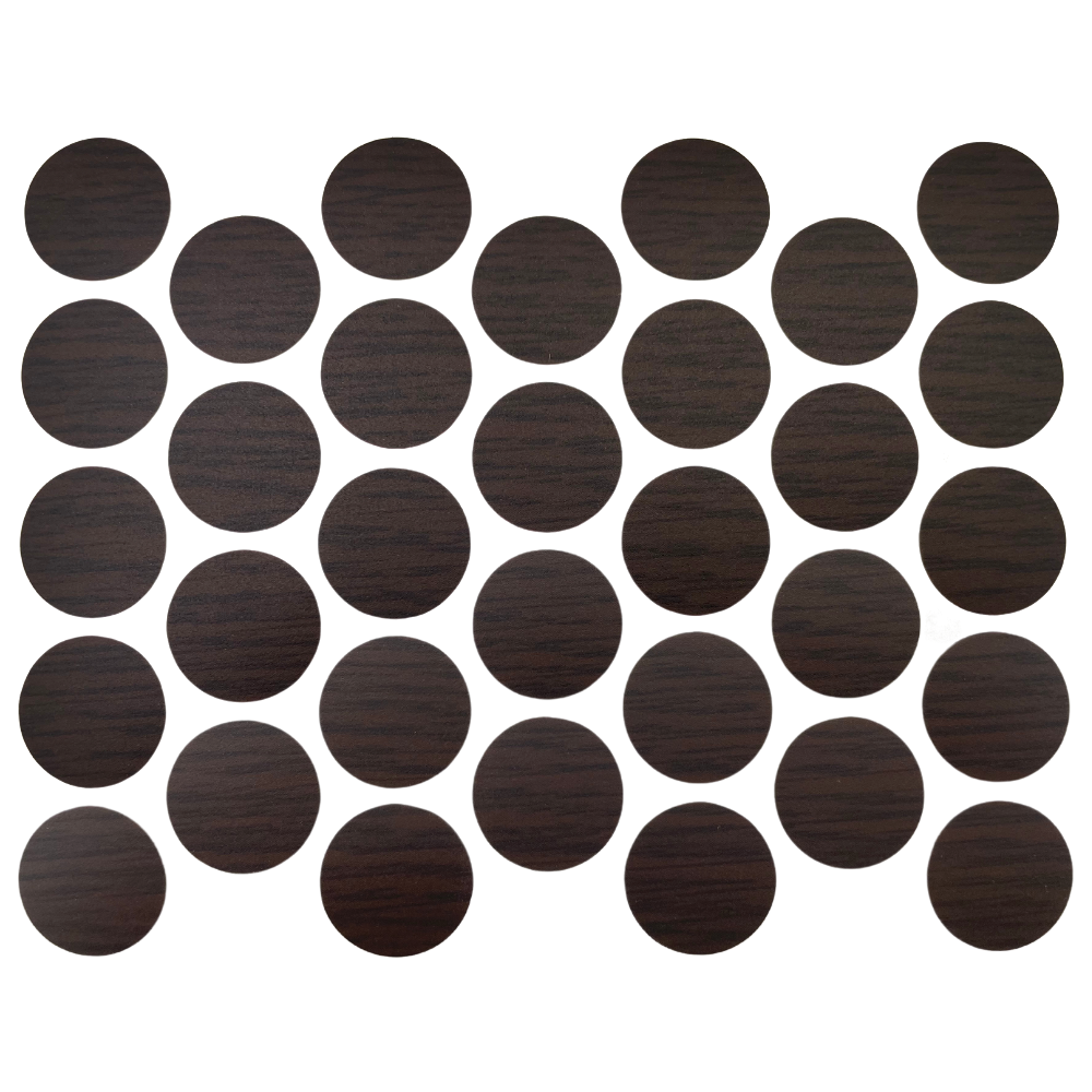 Screw cover caps Self-Adhesive - Venge 18mm