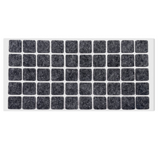 Self-Adhesive Felt Pad 20x20mm Grey