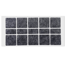 Self-Adhesive Felt Pad 40x40mm/20x40mm Grey