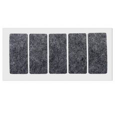 Self-Adhesive Felt Pad 40x90mm Grey