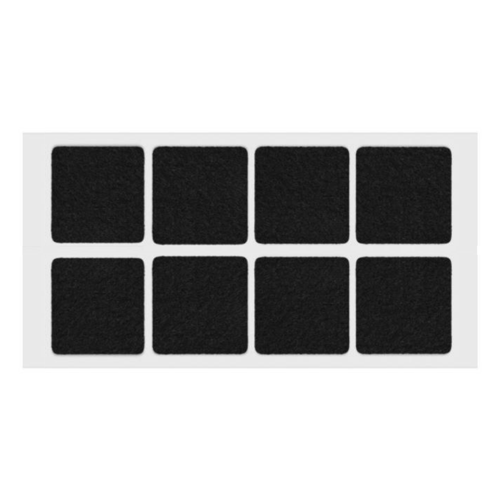 Self-Adhesive Felt Pad 50x50mm Black
