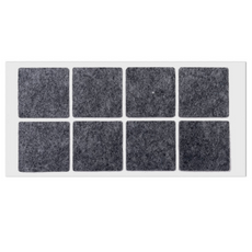 Self-Adhesive Felt Pad 50x50mm Grey