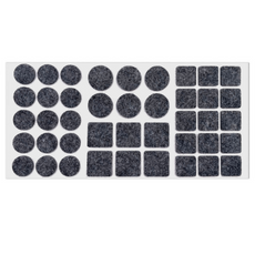 Self-Adhesive Felt Pad Mixed Grey