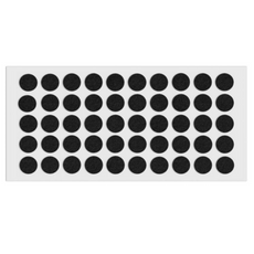 Self-Adhesive Felt Pad Ø18mm Black