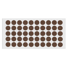 Self-Adhesive Felt Pad Ø18mm Brown