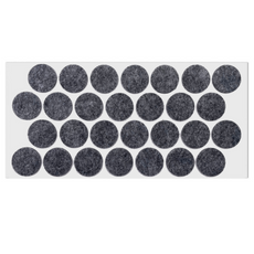 Self-Adhesive Felt Pad Ø28mm Grey
