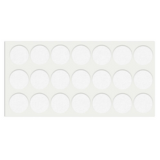 Self-Adhesive Felt Pad Ø30mm White