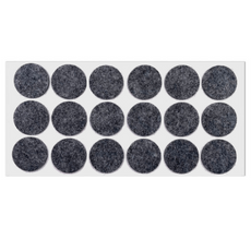 Self-Adhesive Felt Pad Ø35mm Grey