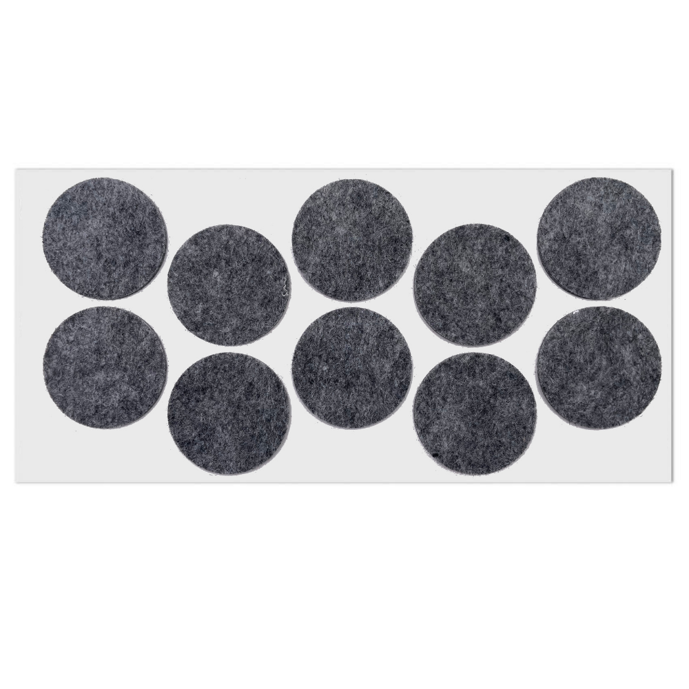 Self-Adhesive Felt Pad Ø45mm Grey