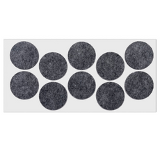 Self-Adhesive Felt Pad Ø45mm Grey