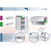 Soft-Close Cabinet Door Damper - White (10 psc)