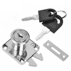Square Lock, Blinds Shutter 19x22mm, Chrome
