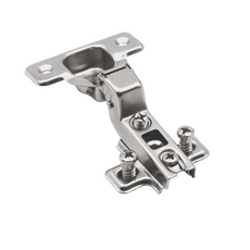 Hinge, H0 Mounting Plate with EURO Screws, Flush Doors
