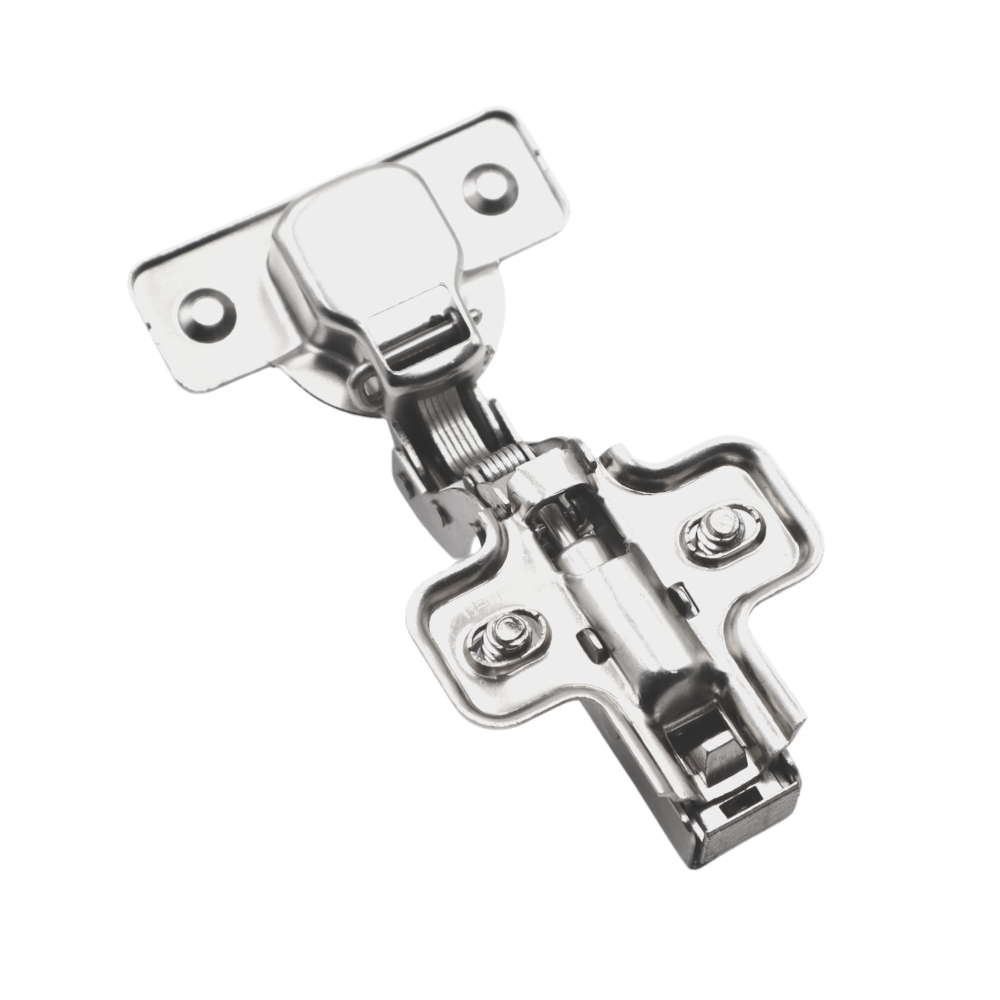 Soft-Close Hinge, H0 Mounting Plate with EURO Screws, Flush Doors