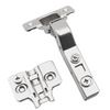 +30º Soft-Close Hinge, H2 Mounting Plate, Angled Doors