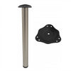 Adjustable Furniture Leg 710mm - Satin