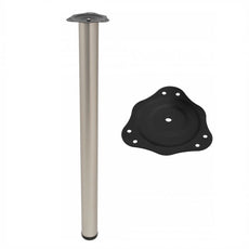 Adjustable Furniture Leg 820mm - Satin