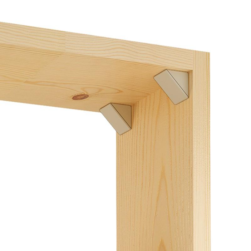 Cabinet corner braces plastic - Cream 100pcs