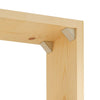 Cabinet corner braces plastic - Cream 100pcs
