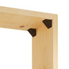Cabinet corner braces plastic - Dark Brown 100pcs