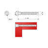 Confirmat Screws - 7.0x50mm (1000 pcs)