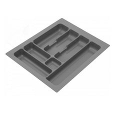 Cutlery Tray for Drawer, Cabinet Width: 450mm, Depth: 490mm - Metallic