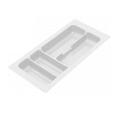 Cutlery Tray for Drawer, Cabinet Widths: 300-1000mm, Depth: 490mm, White