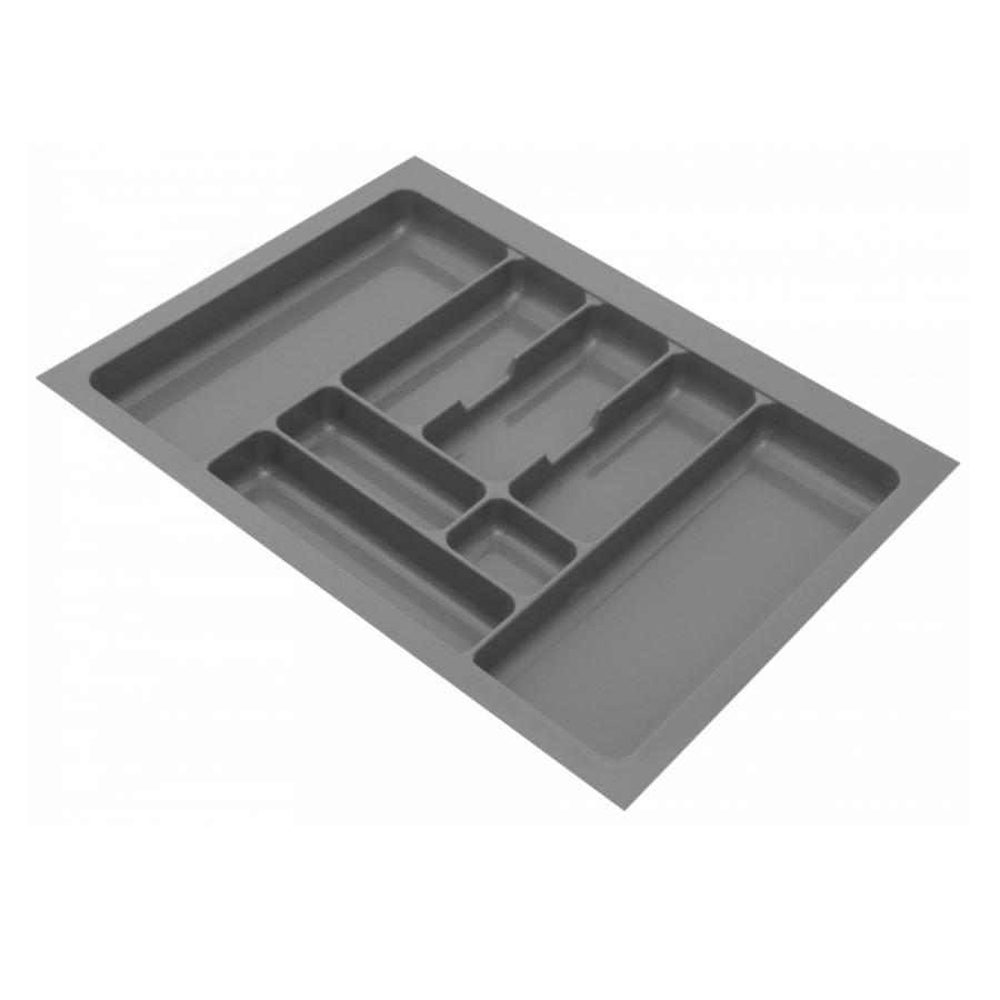 Cutlery Tray for Drawer, Cabinet Widths: 300-1200mm, Depth: 490mm, Metallic