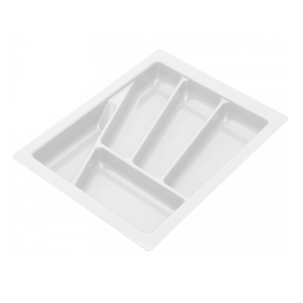 Cutlery Tray for Drawer, Widths 300900mm, Depth 430mm, White Furnica