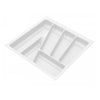 Cutlery Tray for Drawer, Cabinet Widths: 300-900mm, Depth: 430mm, White