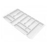Cutlery Tray for Drawer, Cabinet Widths: 700-800mm, Depth: 430mm, White