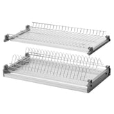 Dish Rack Kitchen Cabinet - Chrome - 400mm