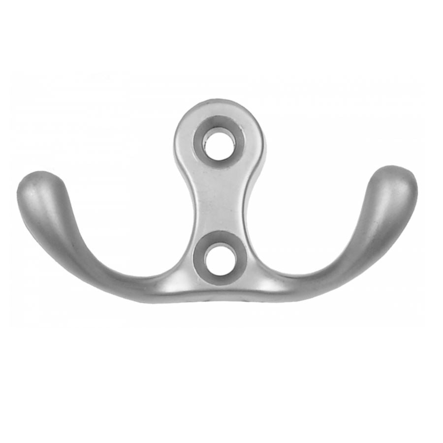 Double Robe Hook - Aluminum WP01